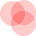Three slightly transparent red circles overlapping