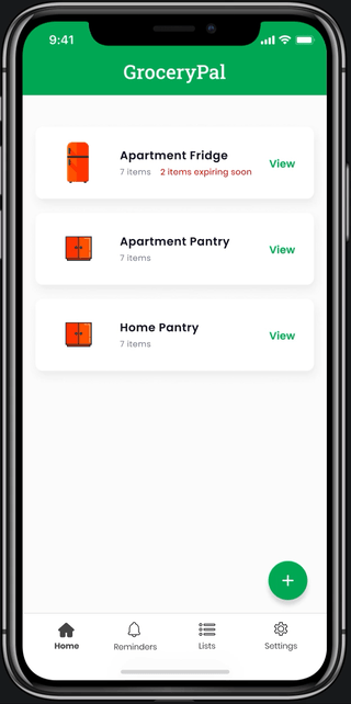 Swiping left to delete a list item