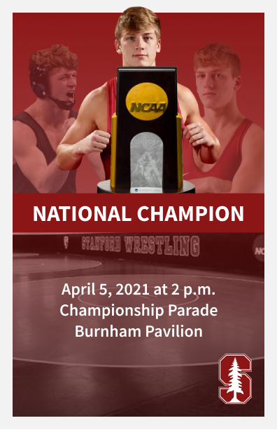 poster for a championships parade