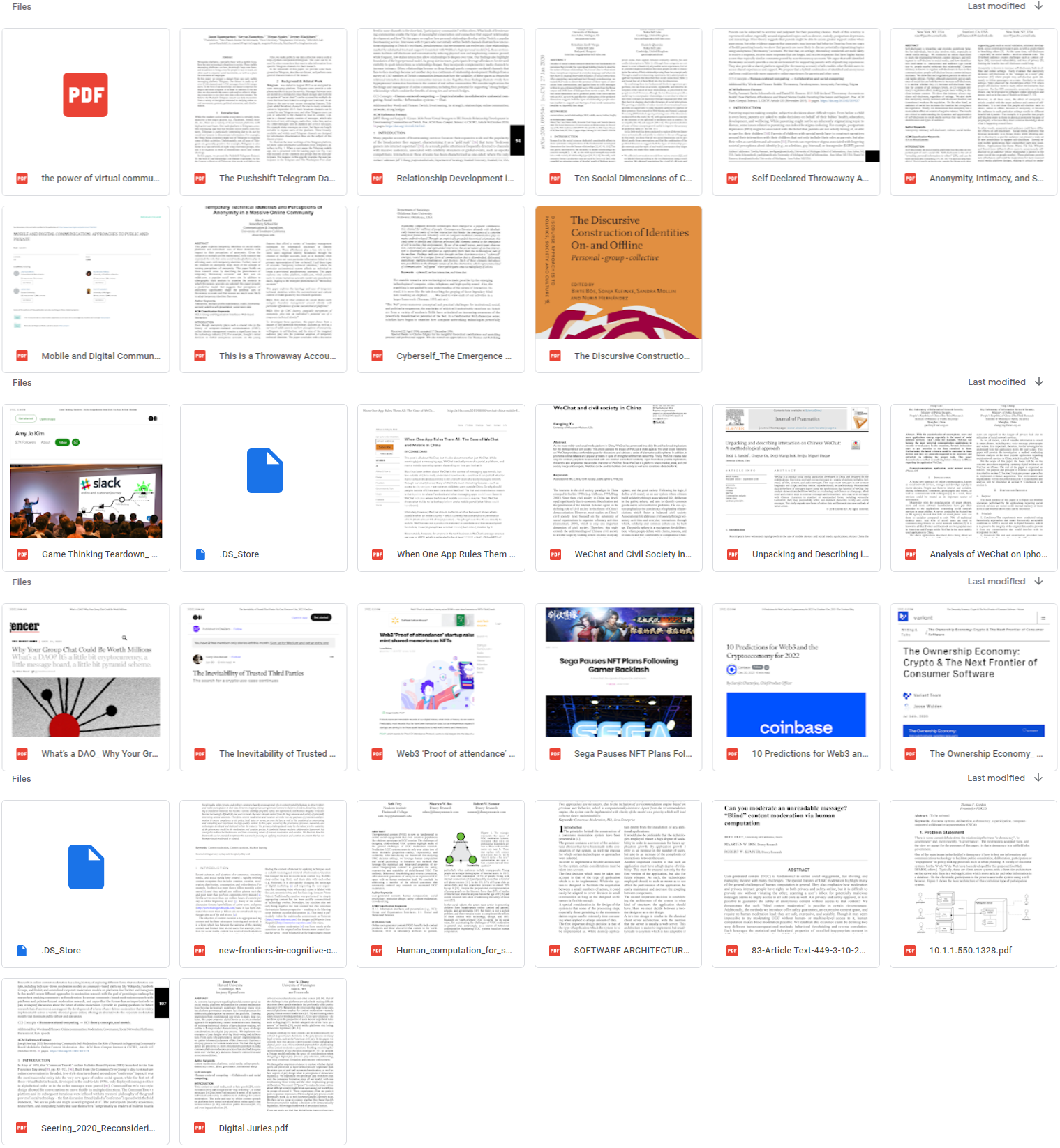 grid of whitepapers read